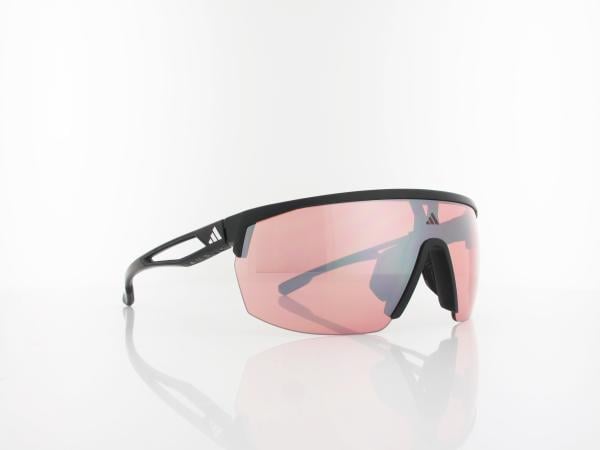 Adidas Sport | SP0099 02U 140 | matte black / bordeaux mirror