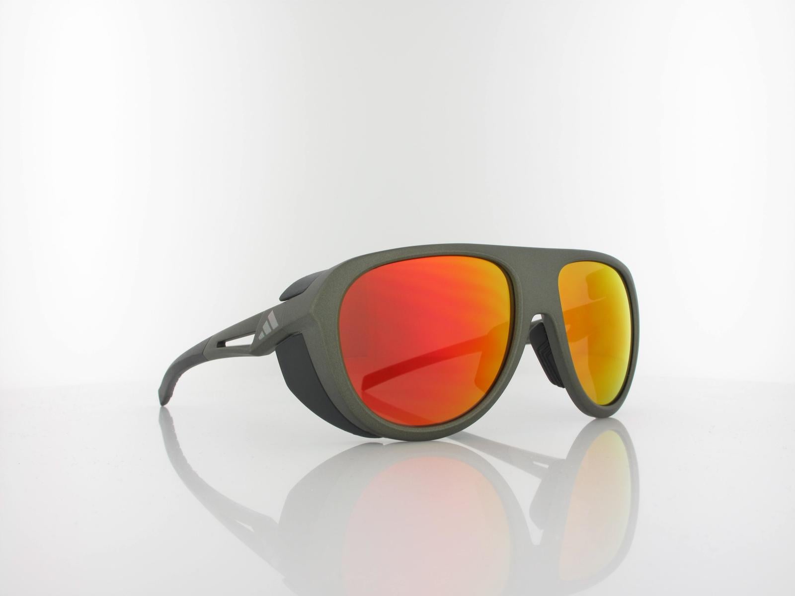 Adidas Sport | SP0110 97L 60 | matte dark green / roviex mirror