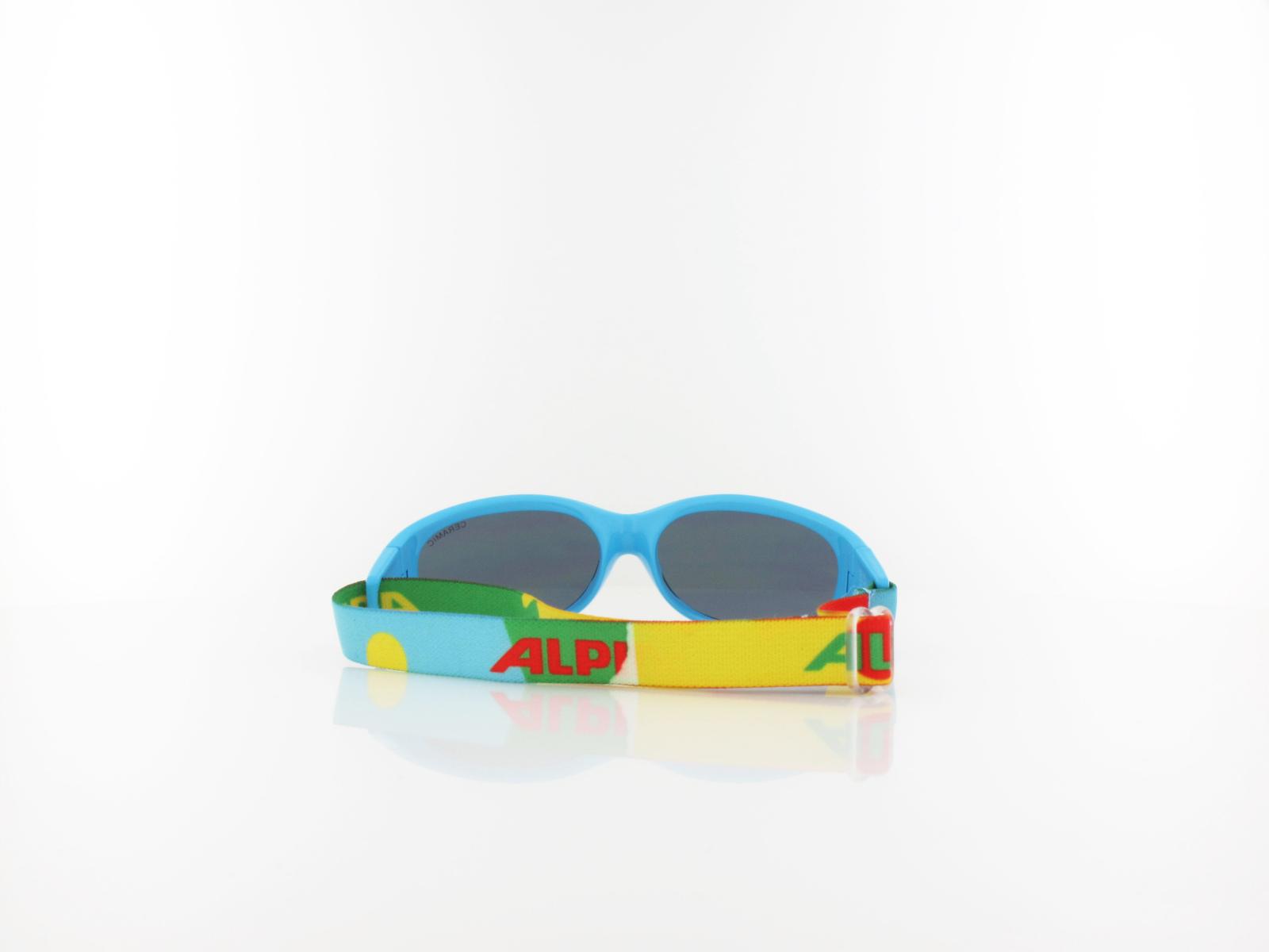 ALPINA | Sports Flexxy Kids A8495 485 47 | cyan puzzle / C black