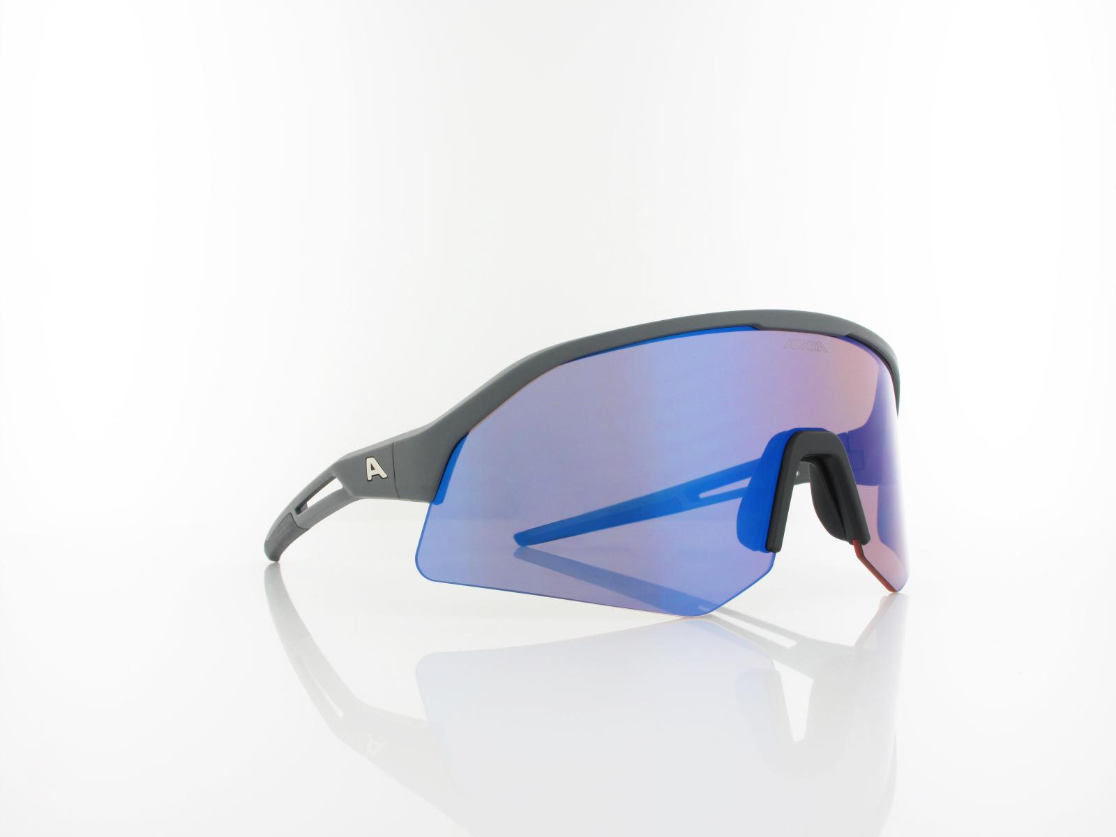ALPINA | Sonic HR Q A8733 522 150 | midnight-grey matt / blue mirror