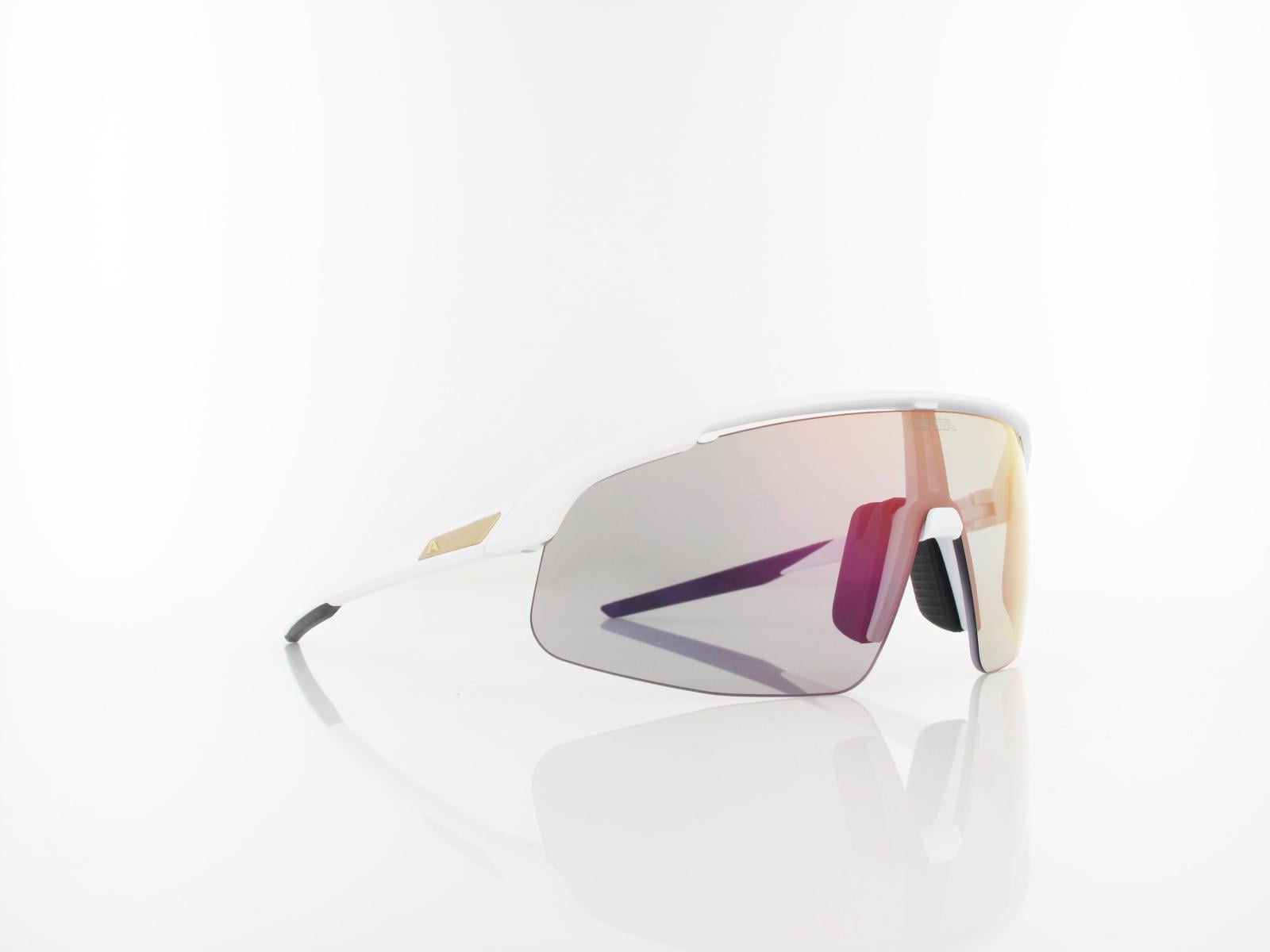 ALPINA | Turbo Pro S QV A8750 511 135 | white matt / QV rainbow mirror