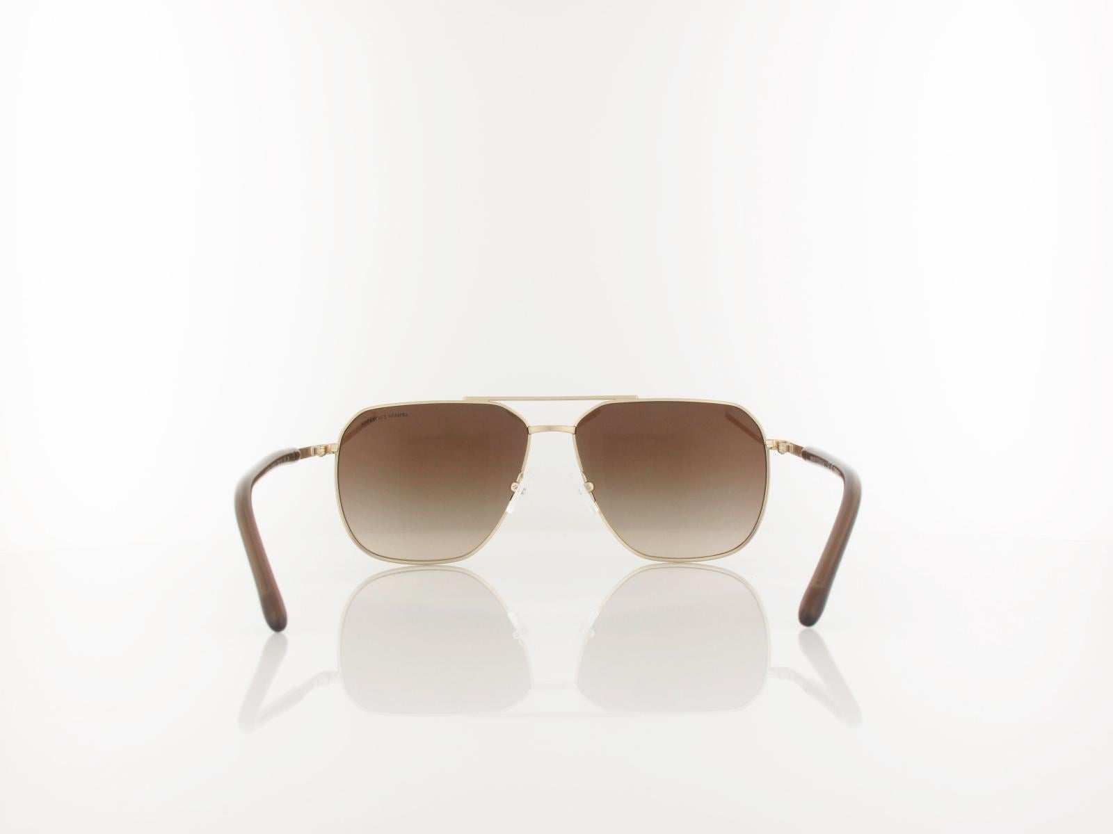 Armani Exchange | AX2057S 612113 59 | matte pale gold / brown gradient