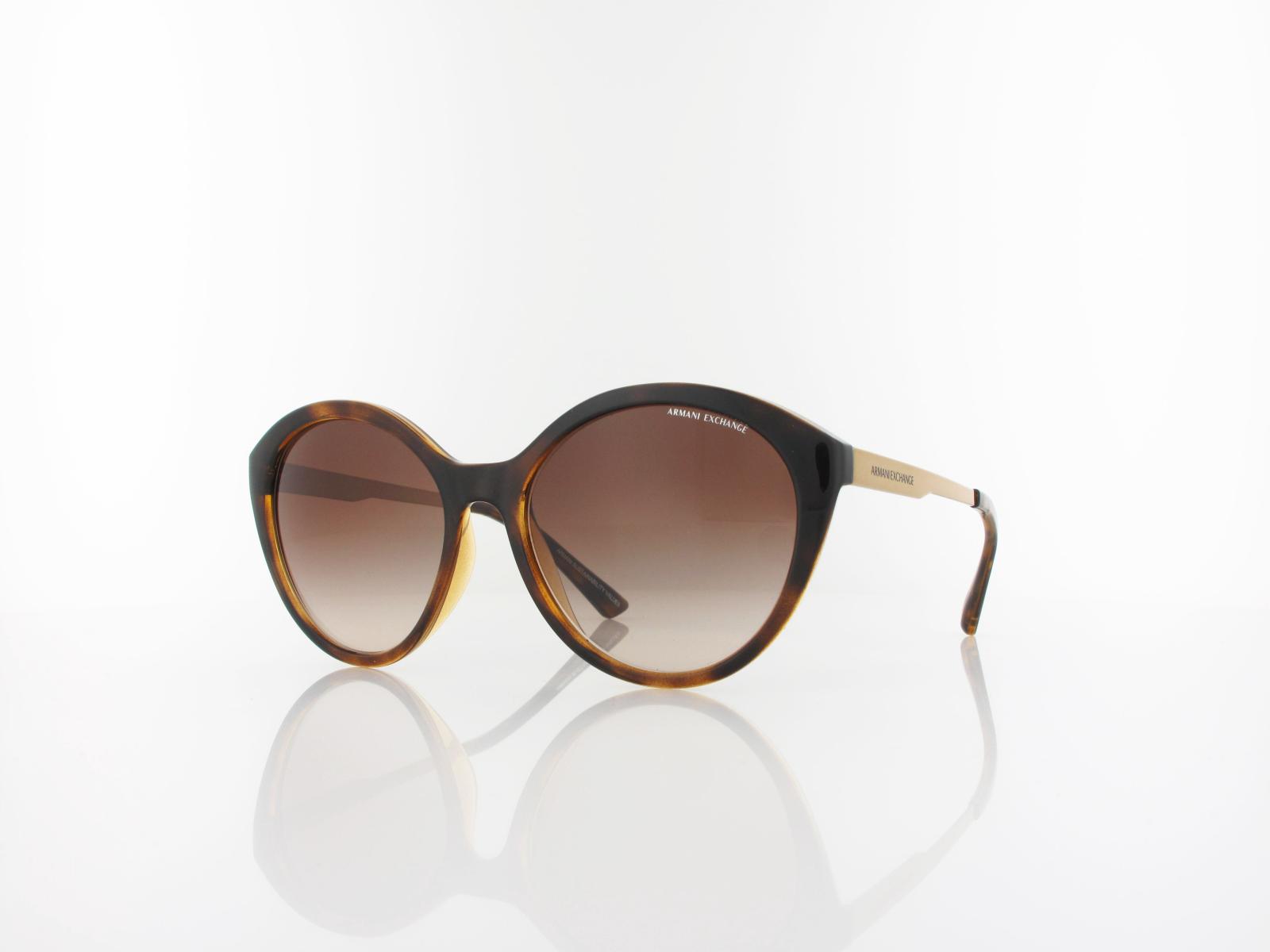 Armani Exchange | AX4134S 821313 55 | shiny havana / gradient brown