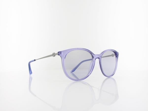 Armani Exchange | AX4140S 82367P 55 | shiny transparent violet / violet mirror silver gradient