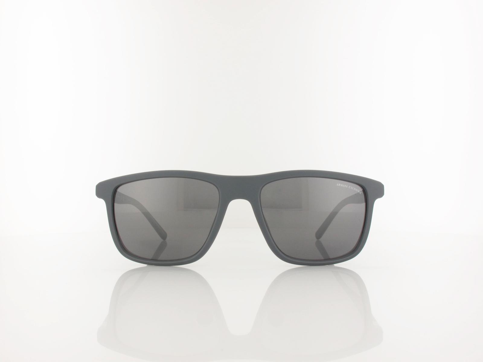 Armani Exchange | AX4167S 84006G 56 | matte grey / dark grey mirror silver