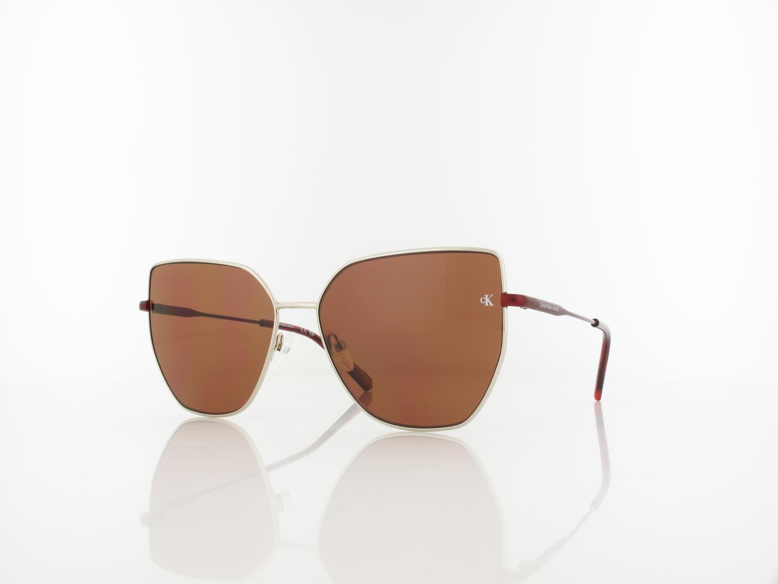Calvin Klein | CKJ23202S 724 60 | gold burgundy / brown
