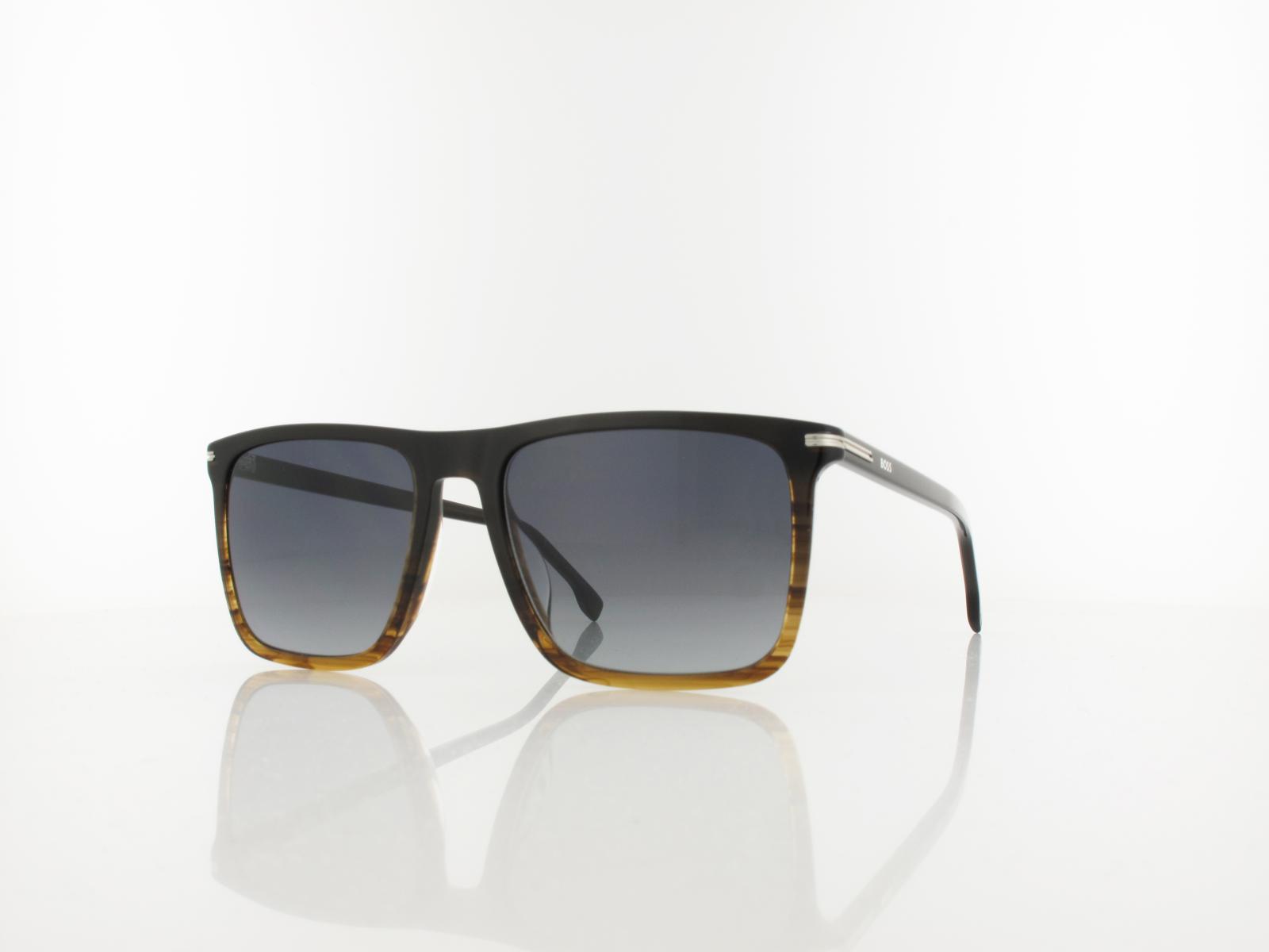 Boss | BOSS 1750/G/S NNG/9O 56 | brown shaded horn / dark grey shaded