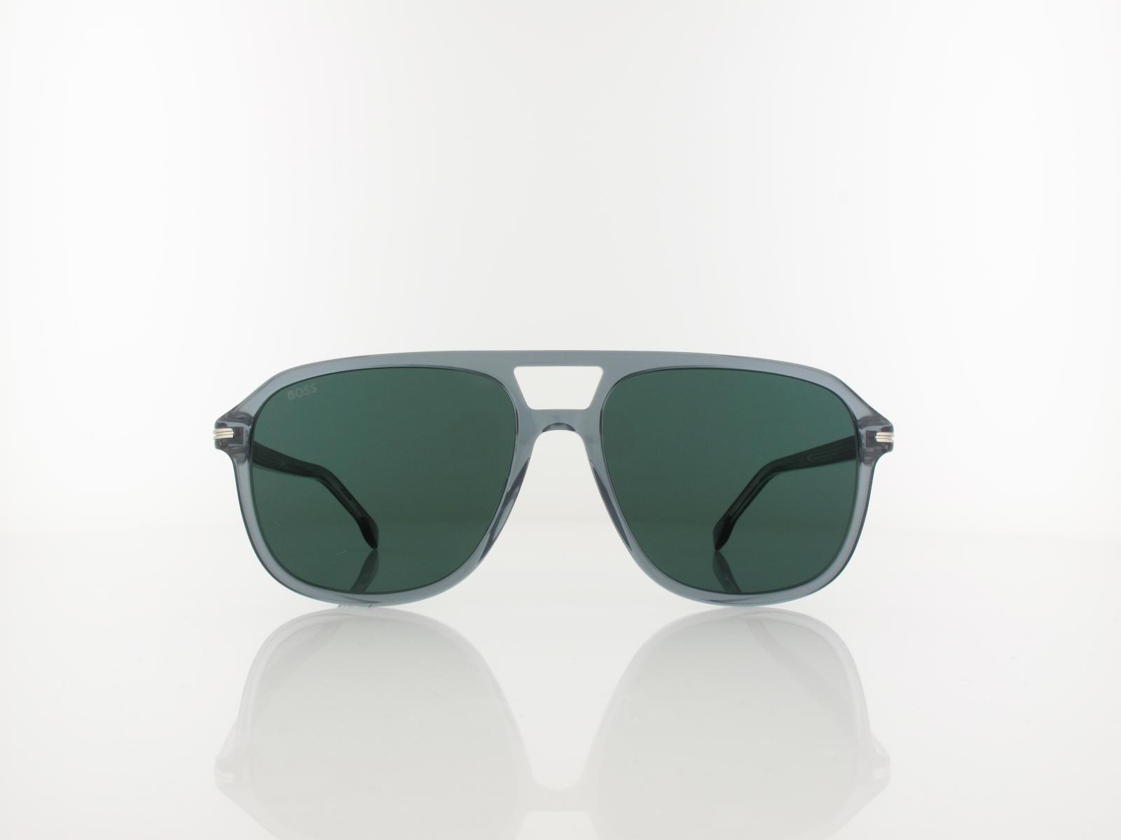 Boss | BOSS 1751/S CBL/MT 57 | grey crystal / green mirror