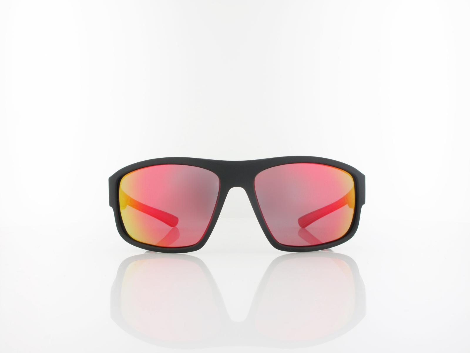 HIS polarized | HPS47105-1 62 | black / smoke with red revo polarized