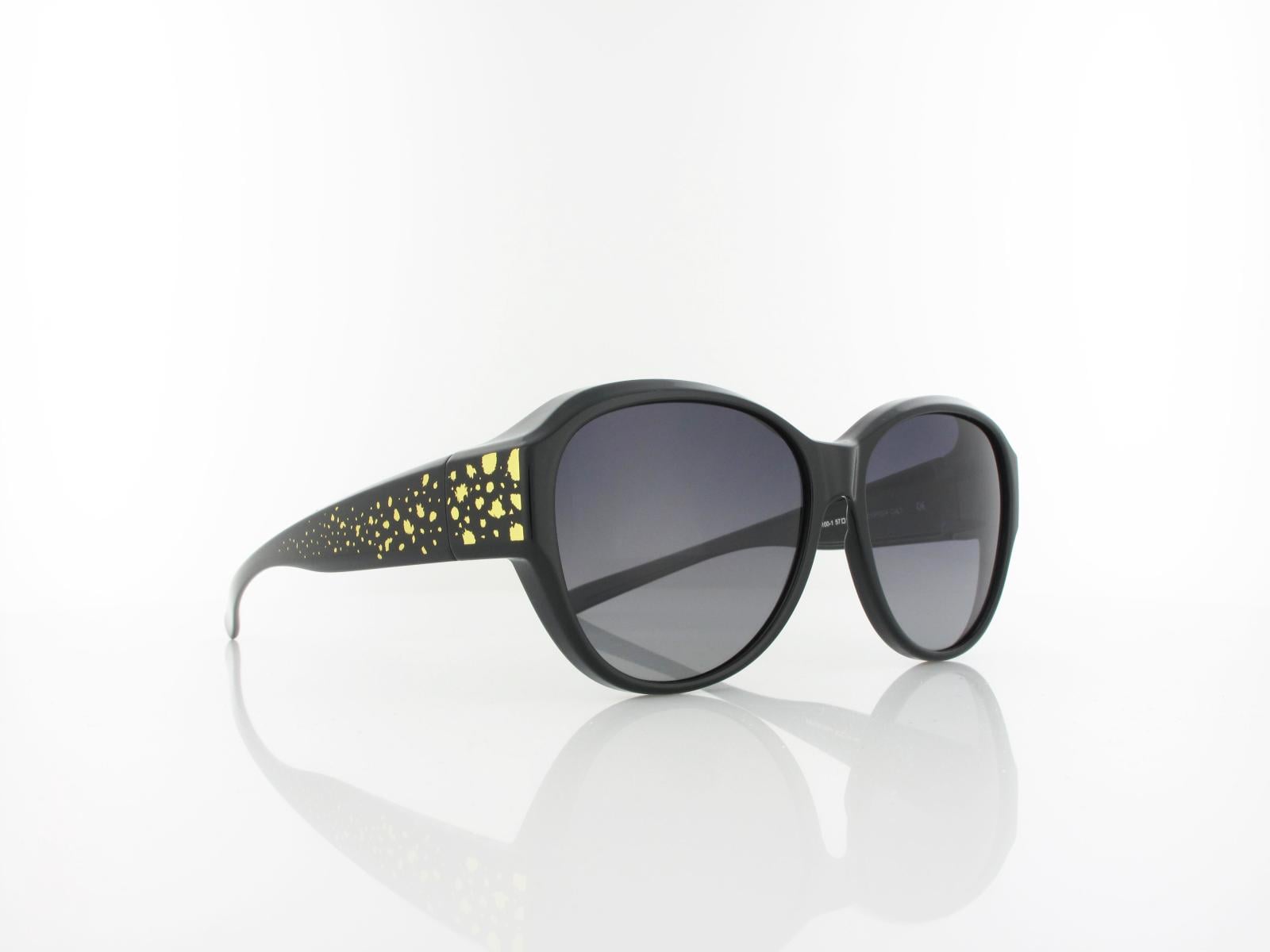 HIS polarized | HPS49100-1 57 | black / smoke gradient