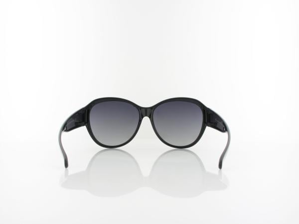 HIS polarized | HPS49100-1 57 | black / smoke gradient