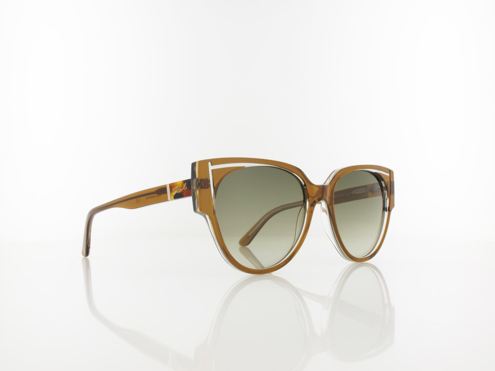 Karl Lagerfeld | KL6068S 205 55 | brown crystal / gradient khaki