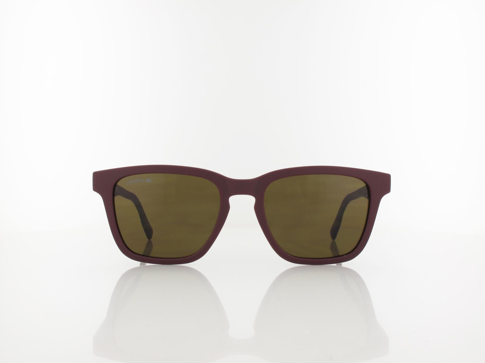 Lacoste | L987S 603 53 | matte dark red / brown