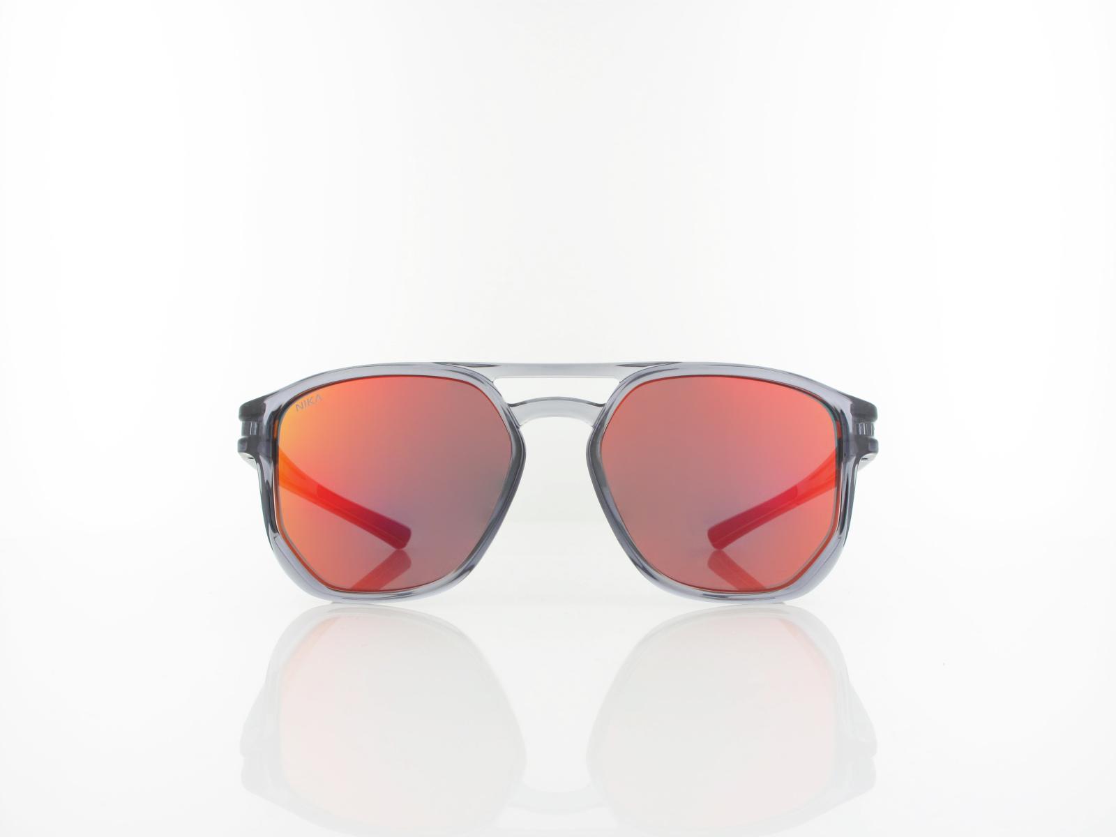 Brilando | Premium Sport M2440 54 | grau transparent / grau rot verspiegelt