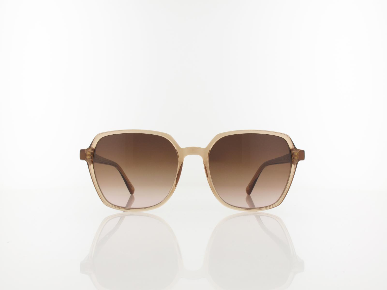Brilando | Premium S2360 54 | hellbraun transparent / bicolor braun rose verlauf 90-40 prozent