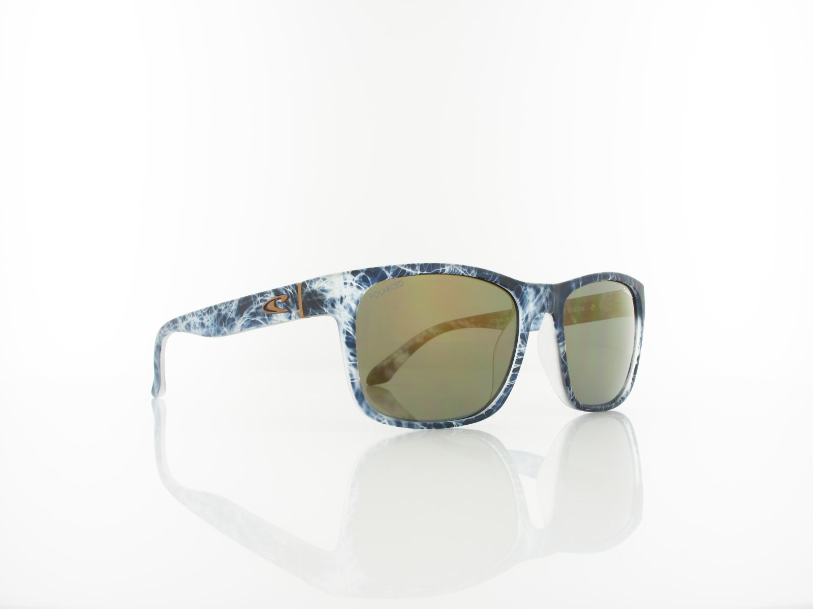 O'Neill | COXOS 2.0 113P 55 | matte blue water print / solid smoke with gold flash