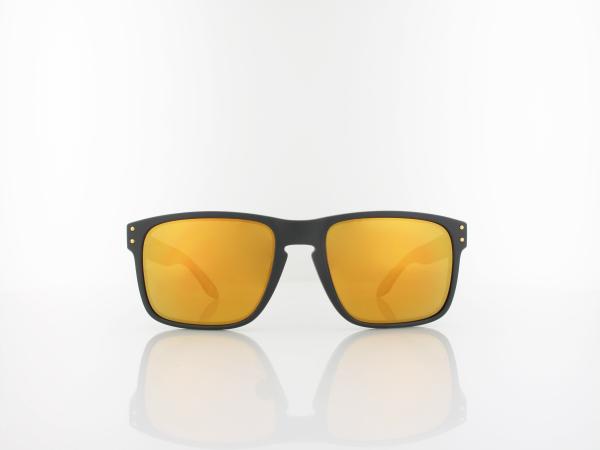 Oakley | Holbrook OO9102 W4 55 | matte carbon / prizm 24k polarized