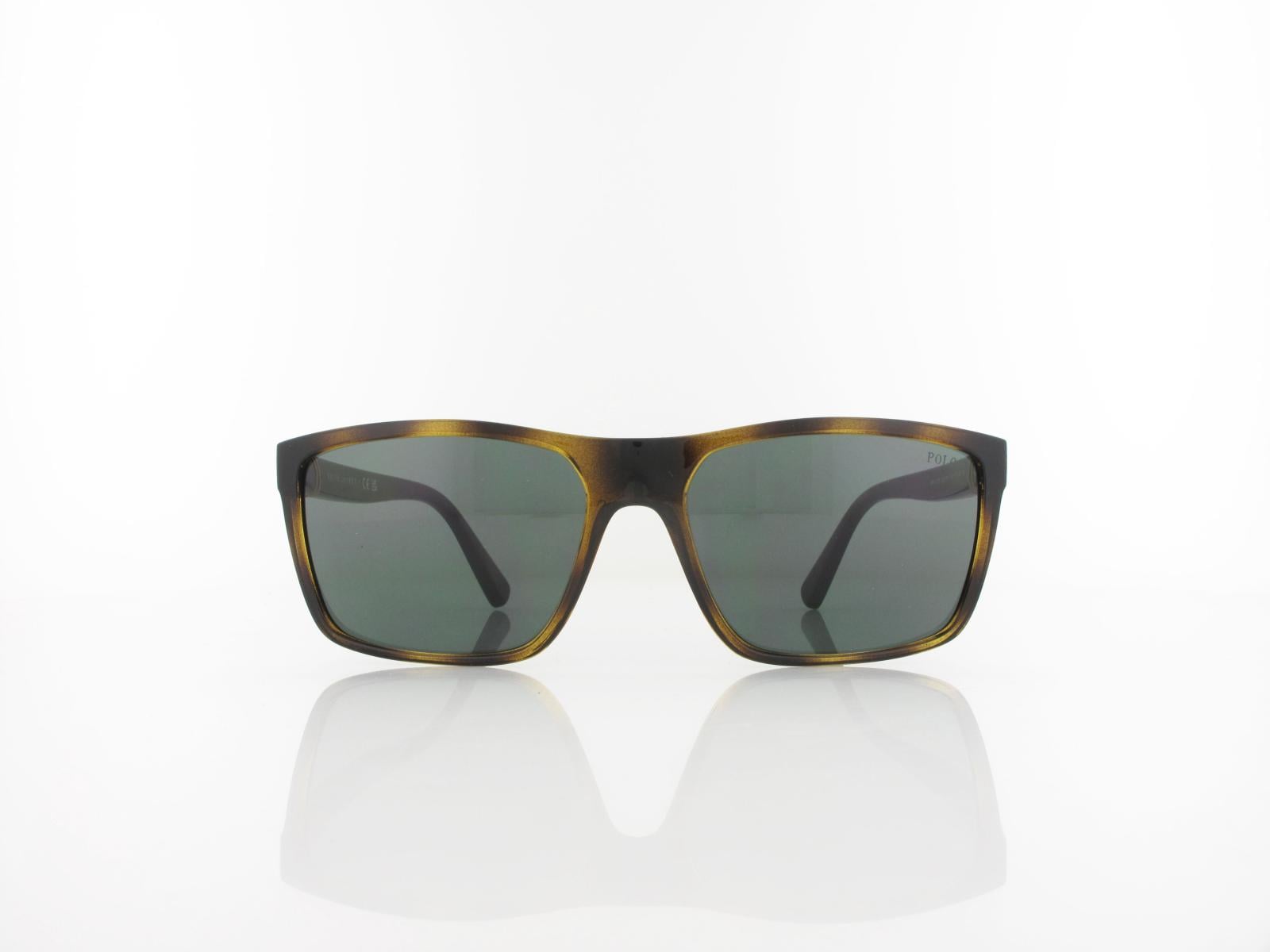 Polo Ralph Lauren | PH4133 500371 59 | shiny transparent dark havana / green
