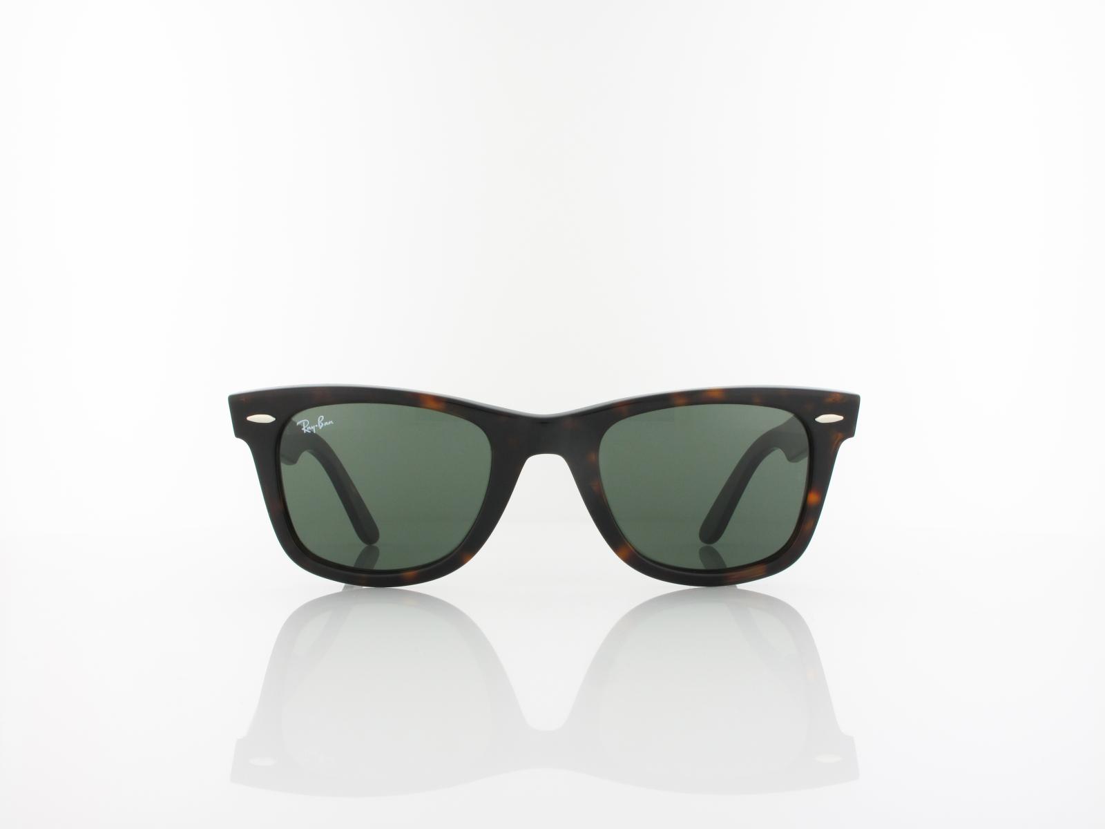 Ray Ban | Original Wayfarer RB2140 902 50 | tortoise / crystal green