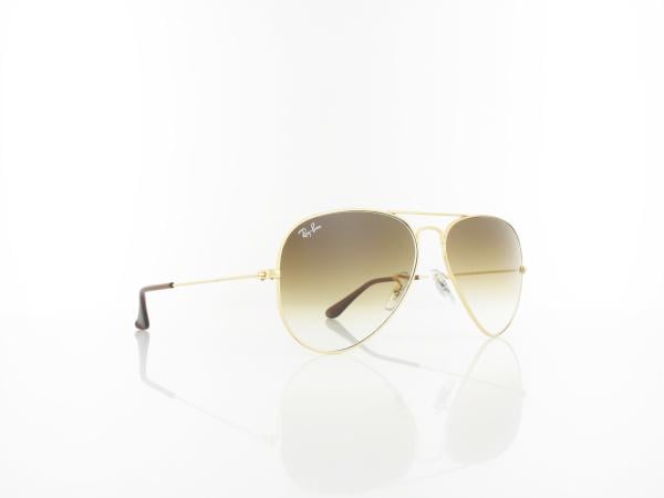 Ray Ban | Aviator Large Metal RB3025 001/51 58 | arista / crystal brown gradient