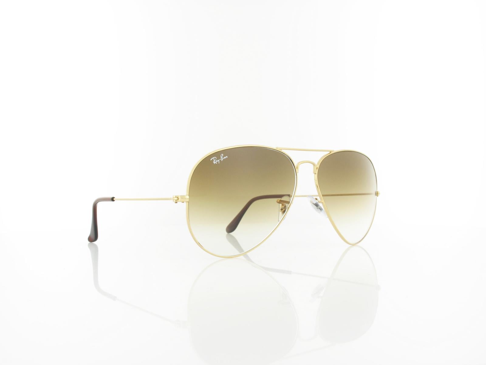 Ray Ban | Aviator Large Metal RB3025 001/51 62 | arista / crystal brown gradient