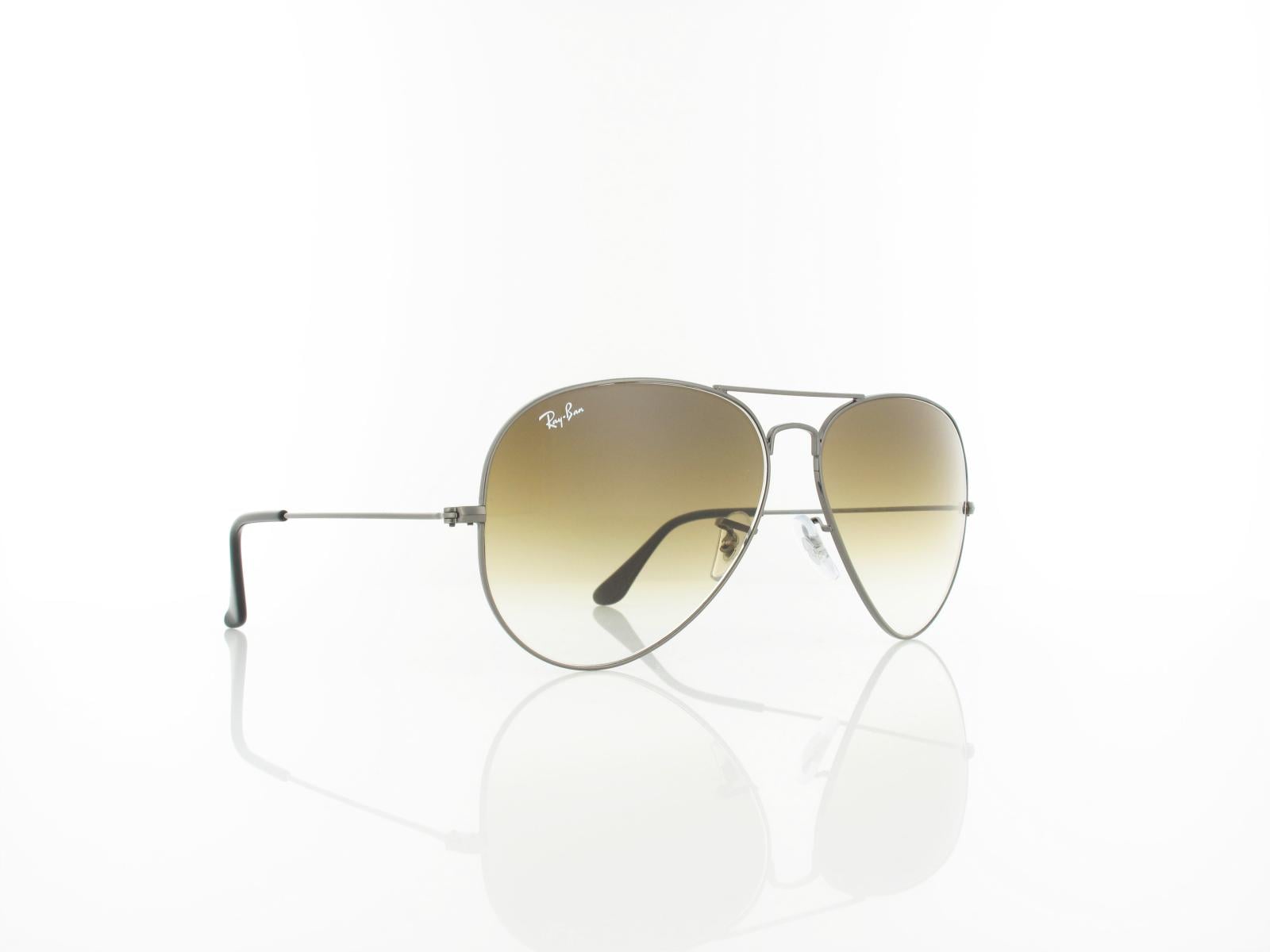 Ray Ban | Aviator Large Metal RB3025 004-51 55 | gunmetal / crystal brown gradient
