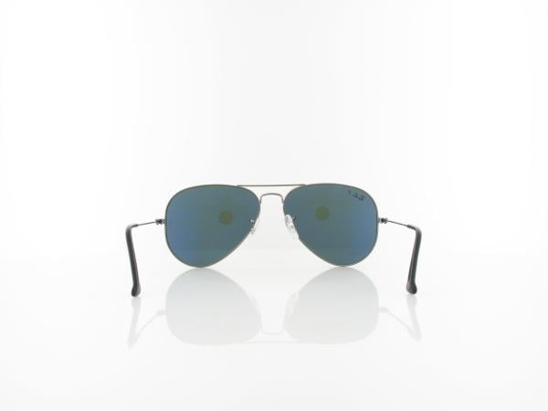 Ray Ban | Aviator Large Metal RB3025 004-58 58 | gunmetal / crystal green polarized