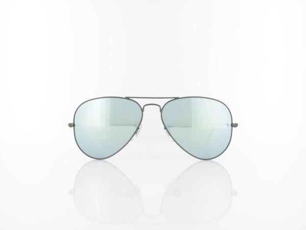 Ray Ban | Aviator Large Metal RB3025 029/30 58 | matte gunmetal / green mirror silver