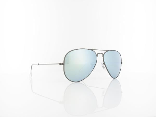 Ray Ban | Aviator Large Metal RB3025 029/30 58 | matte gunmetal / green mirror silver