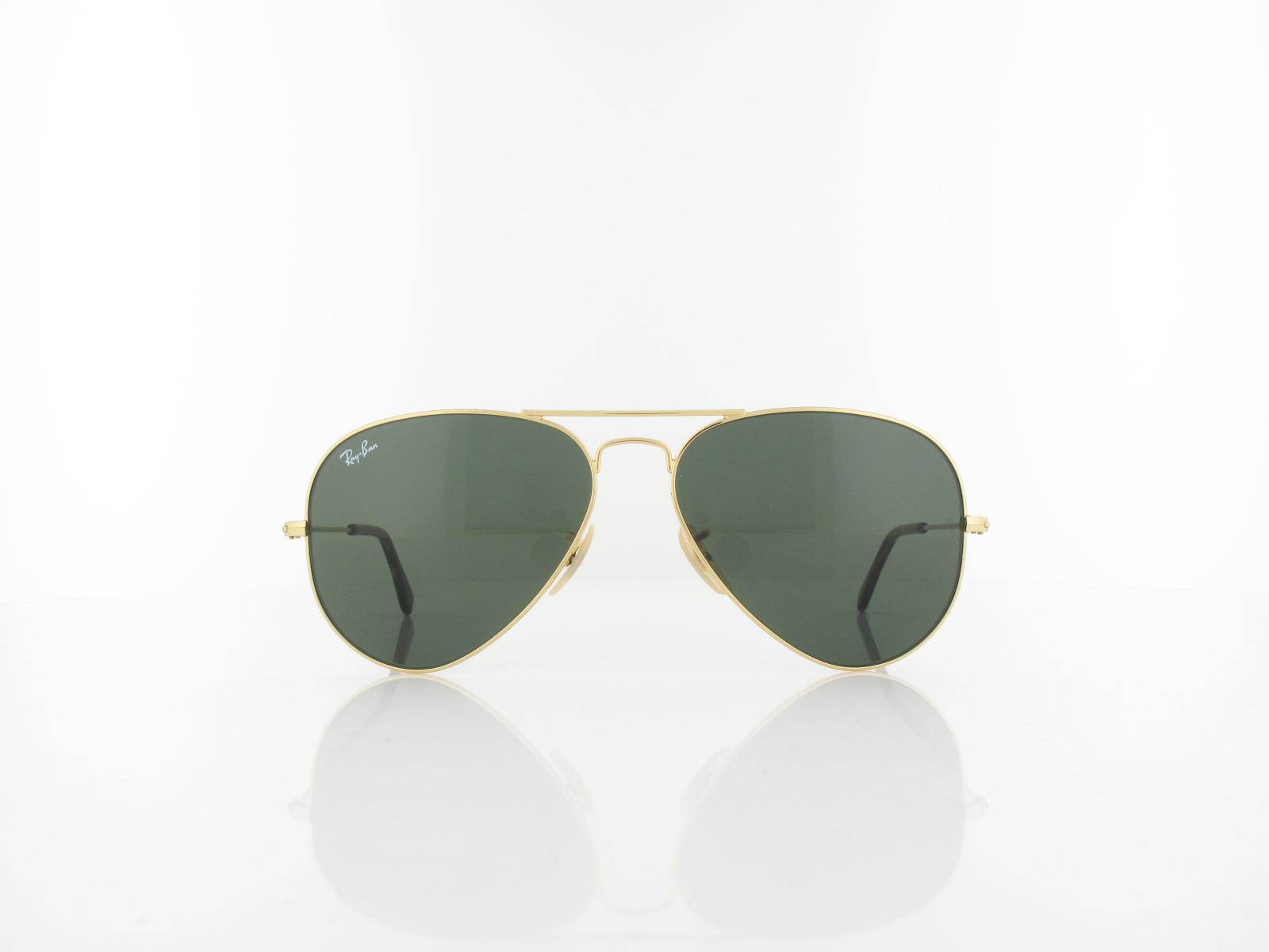 Ray Ban | Aviator Large Metal RB3025 181 58 | gold / crystal green