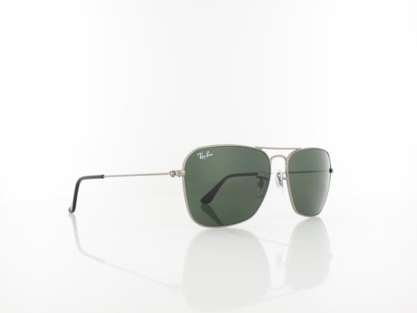 Ray Ban | Caravan RB3136 004 58 | gunmetal / crystal green