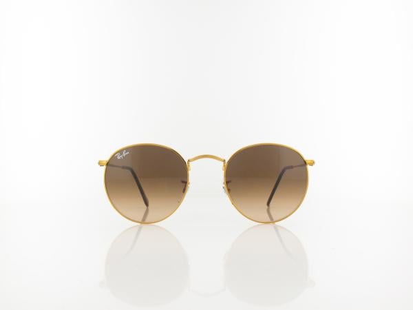 Ray Ban | Round Metal RB3447 9001A5 50 | shiny light bronze / pink gradient brown