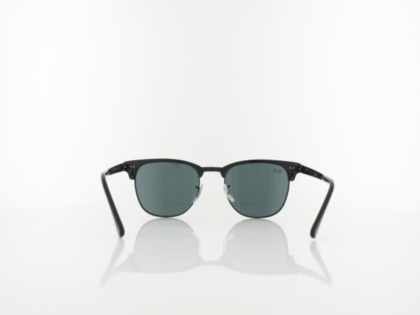 Ray Ban | Clubmaster Metal RB3716 186/R5 51 | matte black on black / blue