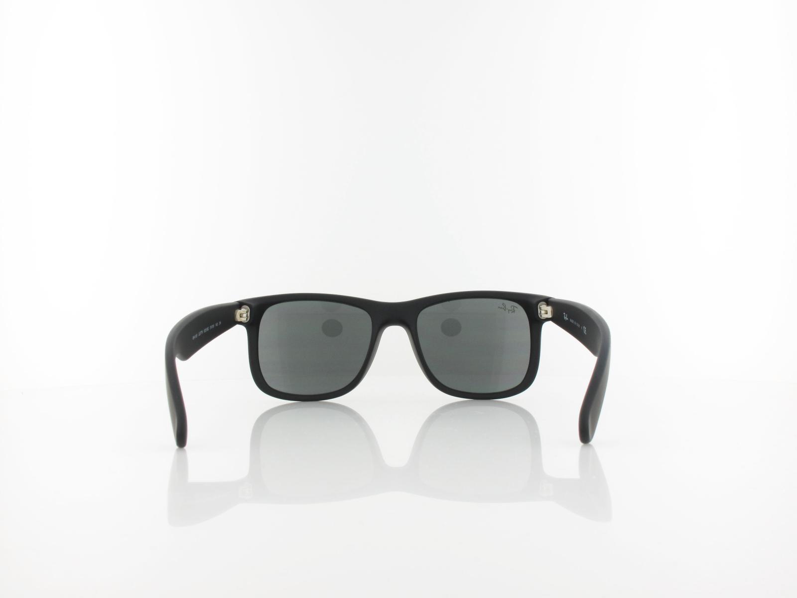 Ray Ban | Justin RB4165 622/6G 51 | rubber black / grey mirror silver
