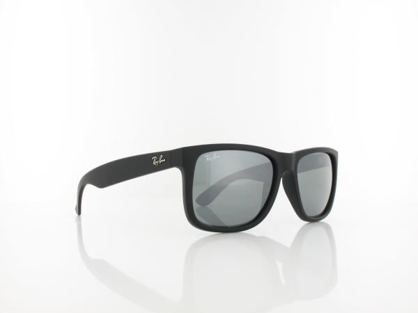Ray Ban | Justin RB4165 622/6G 54 | rubber black / grey mirror silver