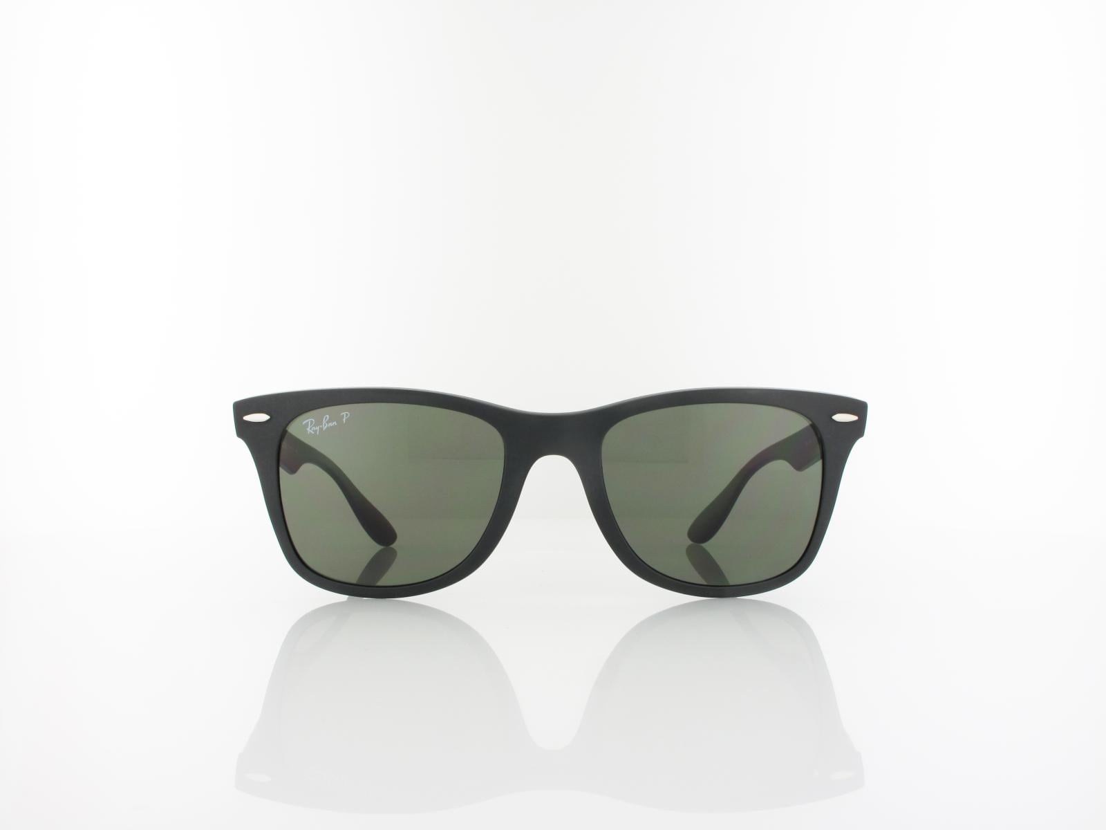 Ray Ban | Wayfarer Liteforce RB4195 601S9A 52 | matte black / polar green