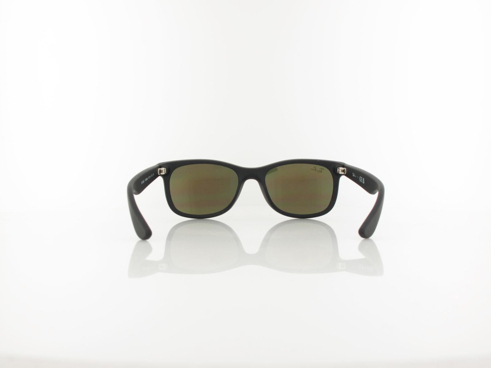 Ray Ban | New Wayfarer KIDS RJ9052S 70286Q 47 | rubber black / brown - mirror orange