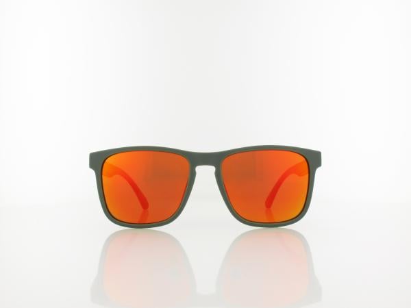 Red Bull SPECT | EDGE 003P 55 | olive green / brown with red mirror polarized