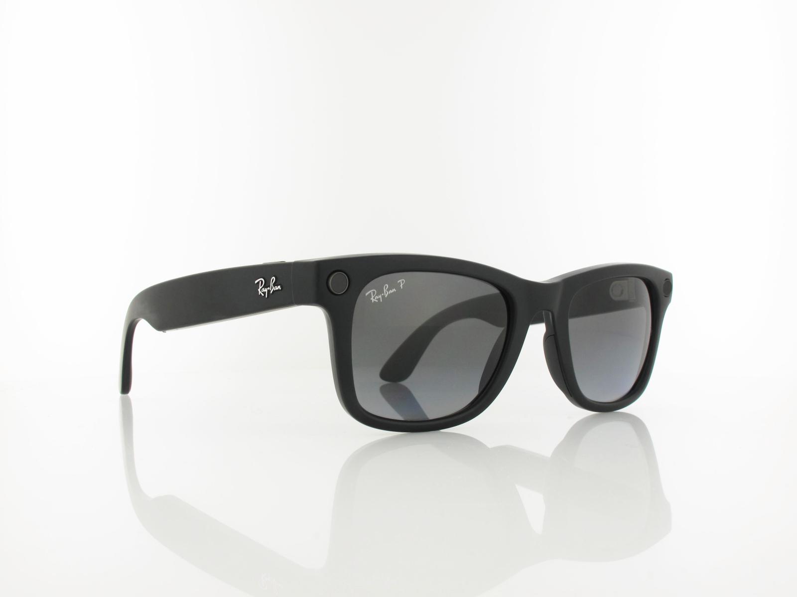 Ray Ban META | Wayfarer L RW4012 (Gen2) 601ST3 53 | matte black / polar gradient graphite