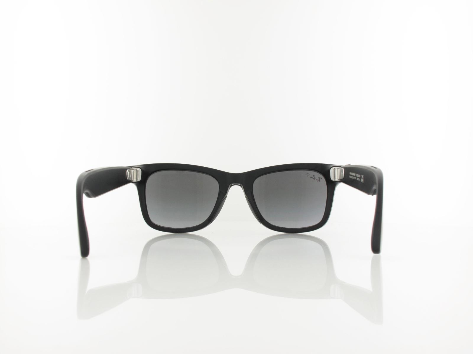 Ray Ban META | Wayfarer L RW4012 (Gen2) 601ST3 53 | matte black / polar gradient graphite
