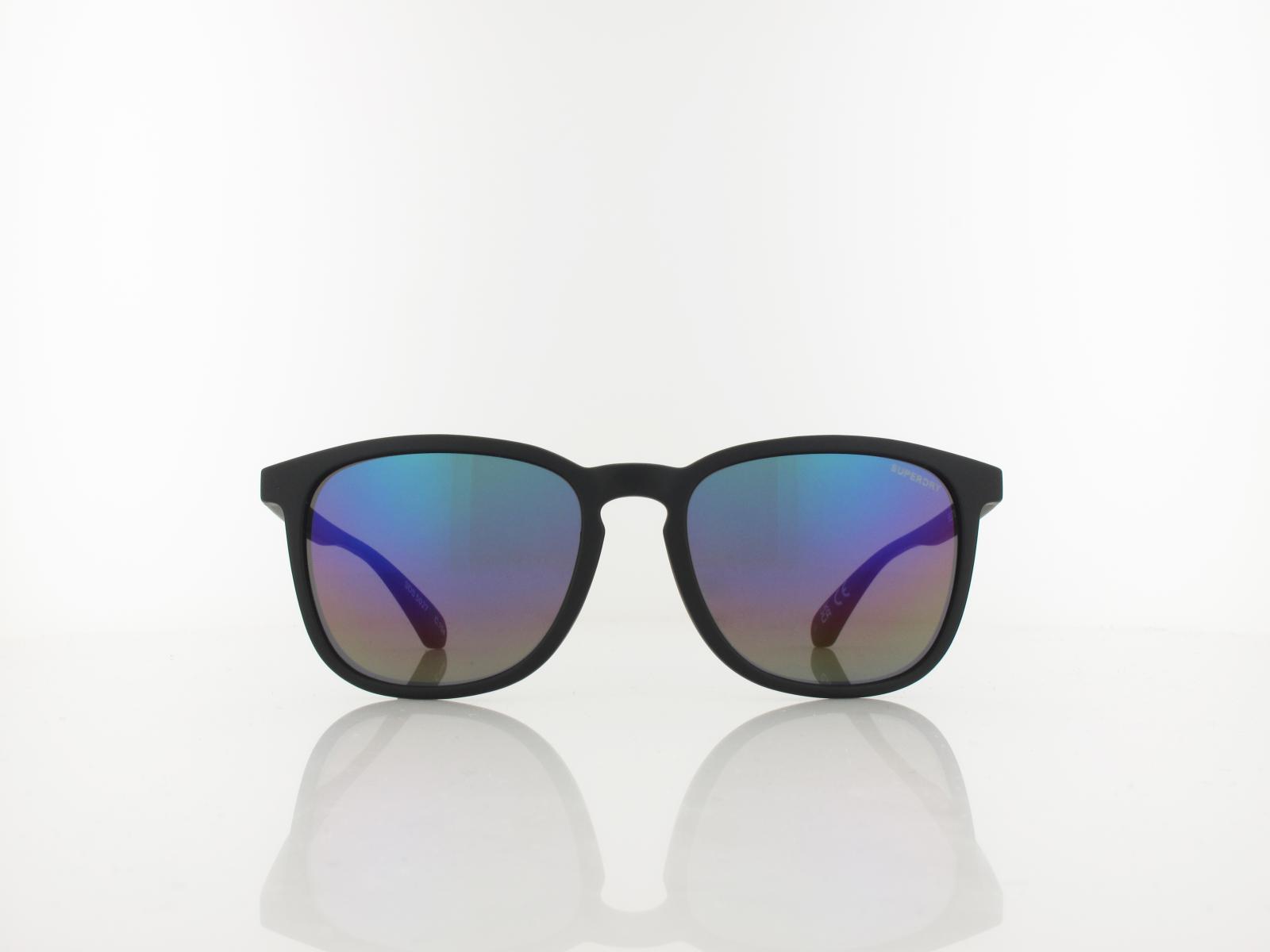 Superdry | 5027 104 55 | matte black / rainbow mirror