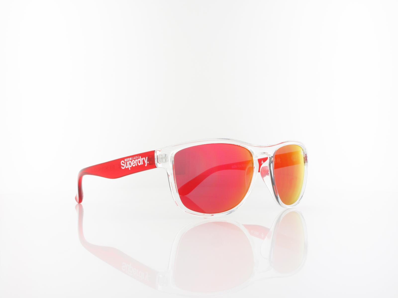 Superdry | Rockstar 186 54 | clear red transparent / red mirror