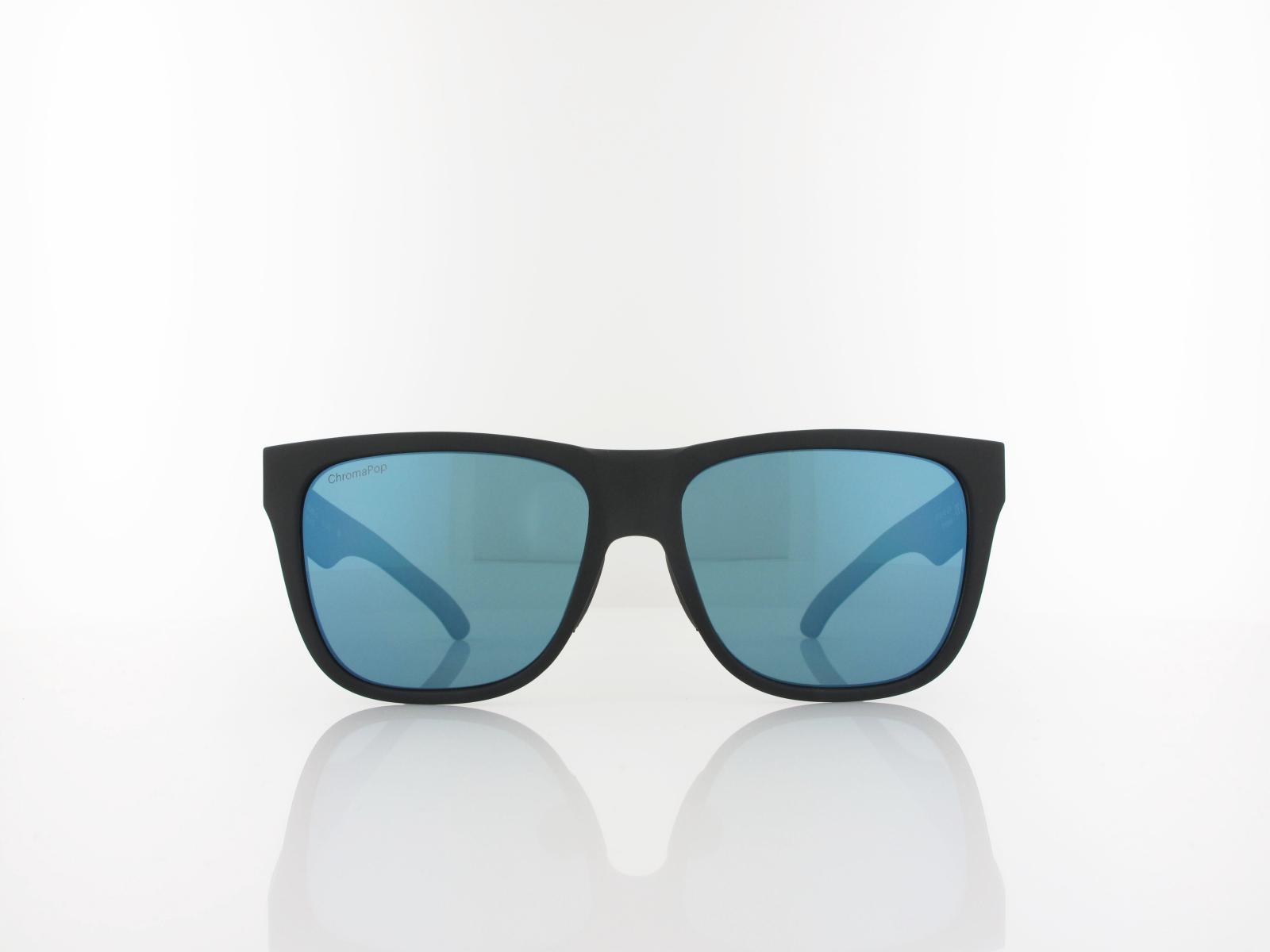 Smith | Lowdown 2 003/QG 55 | matte black / chromapop polarized blue mirror