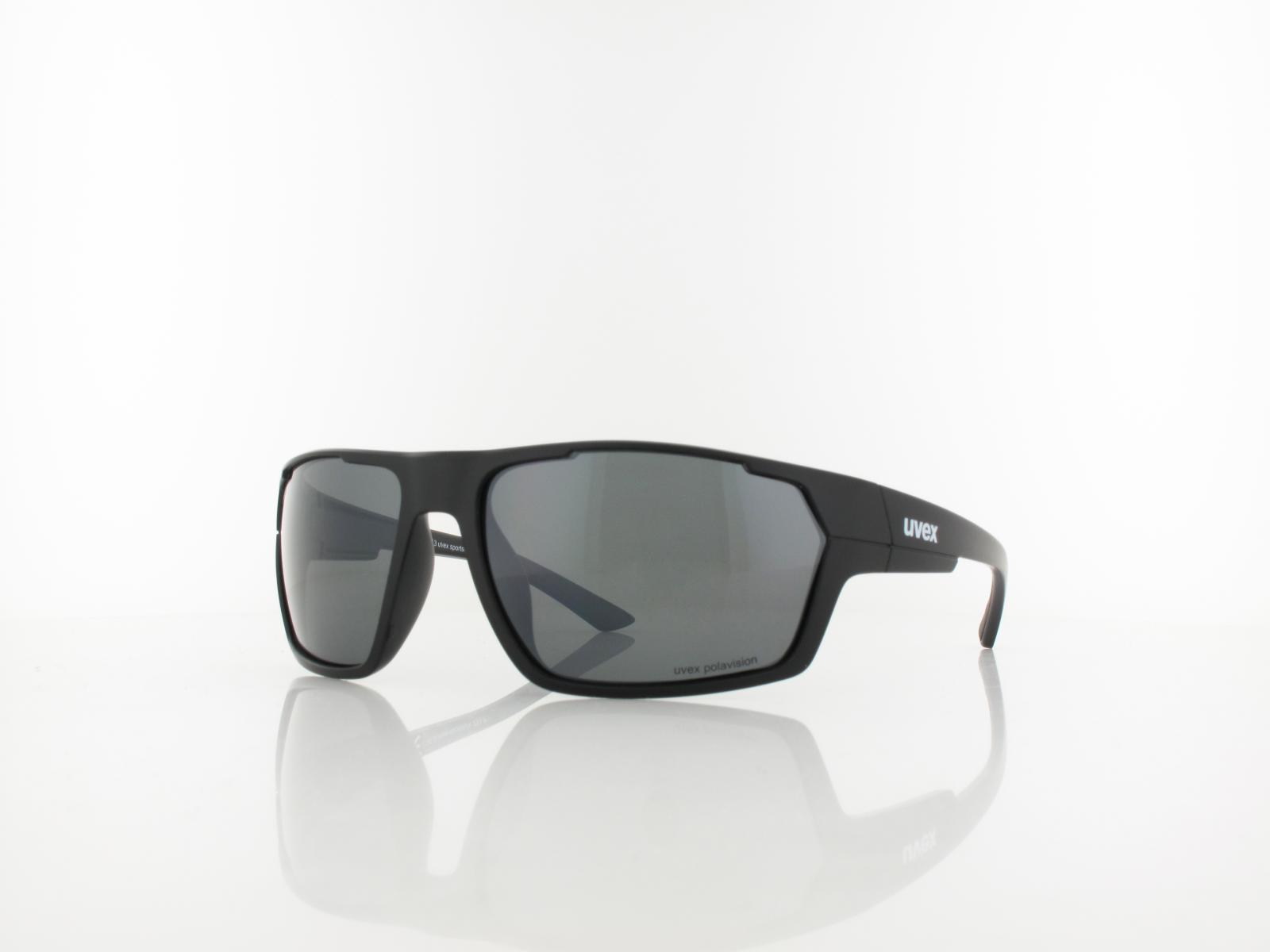 UVEX | sportstyle 233 P S532097 2250 64 | black mat / polavision litemirror silver