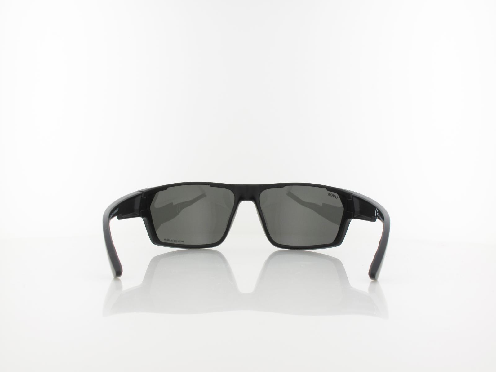 UVEX | sportstyle 233 P S532097 2250 64 | black mat / polavision litemirror silver