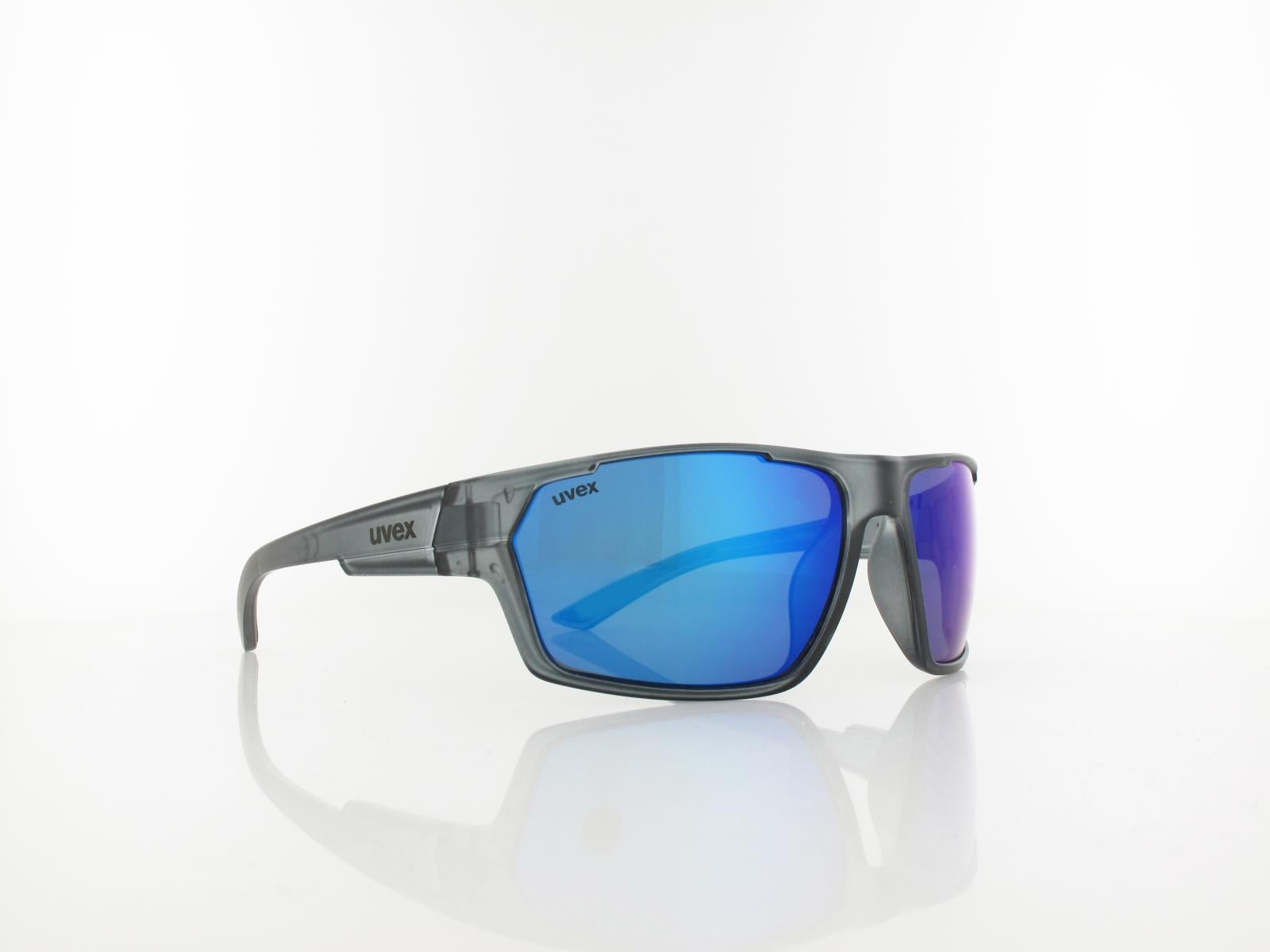 UVEX | sportstyle 233 P S532097 5540 64 | smoke mat / polavision mirror blue