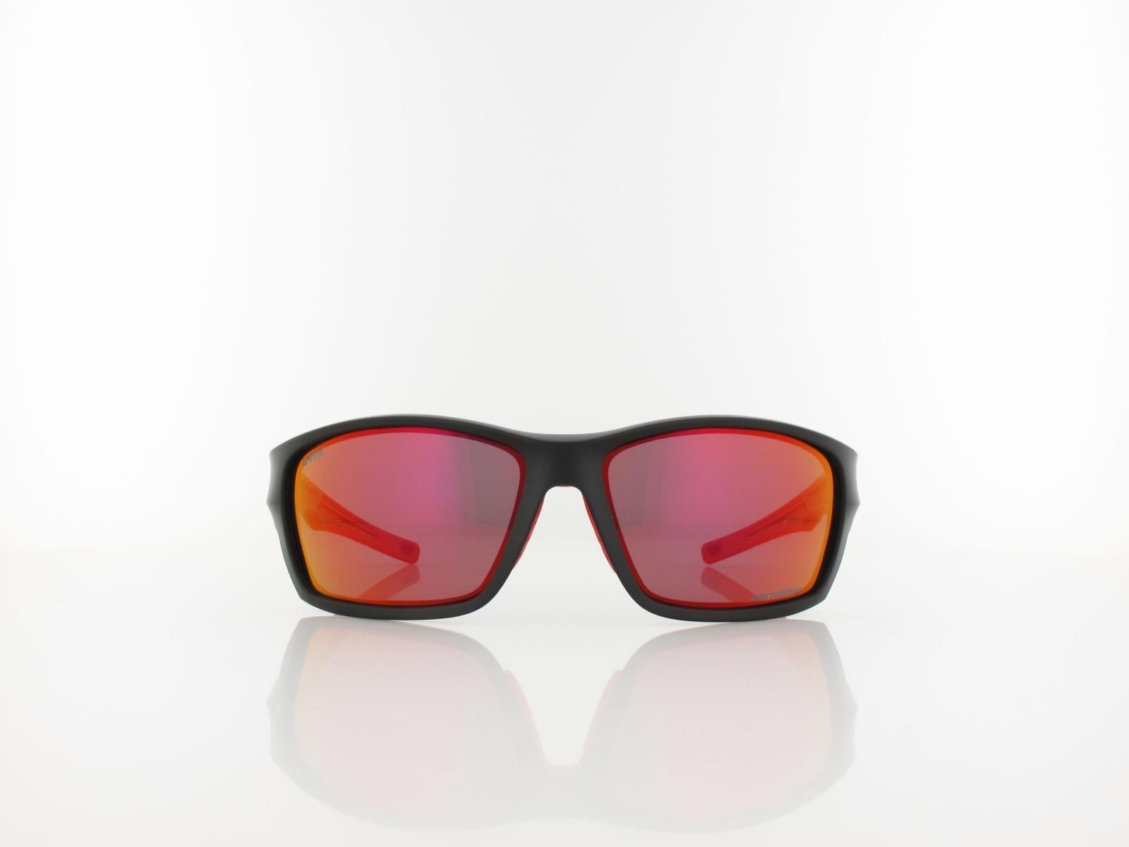 UVEX | sportstyle 232 P S533002 2330 63 | black mat red / polavision mirror red