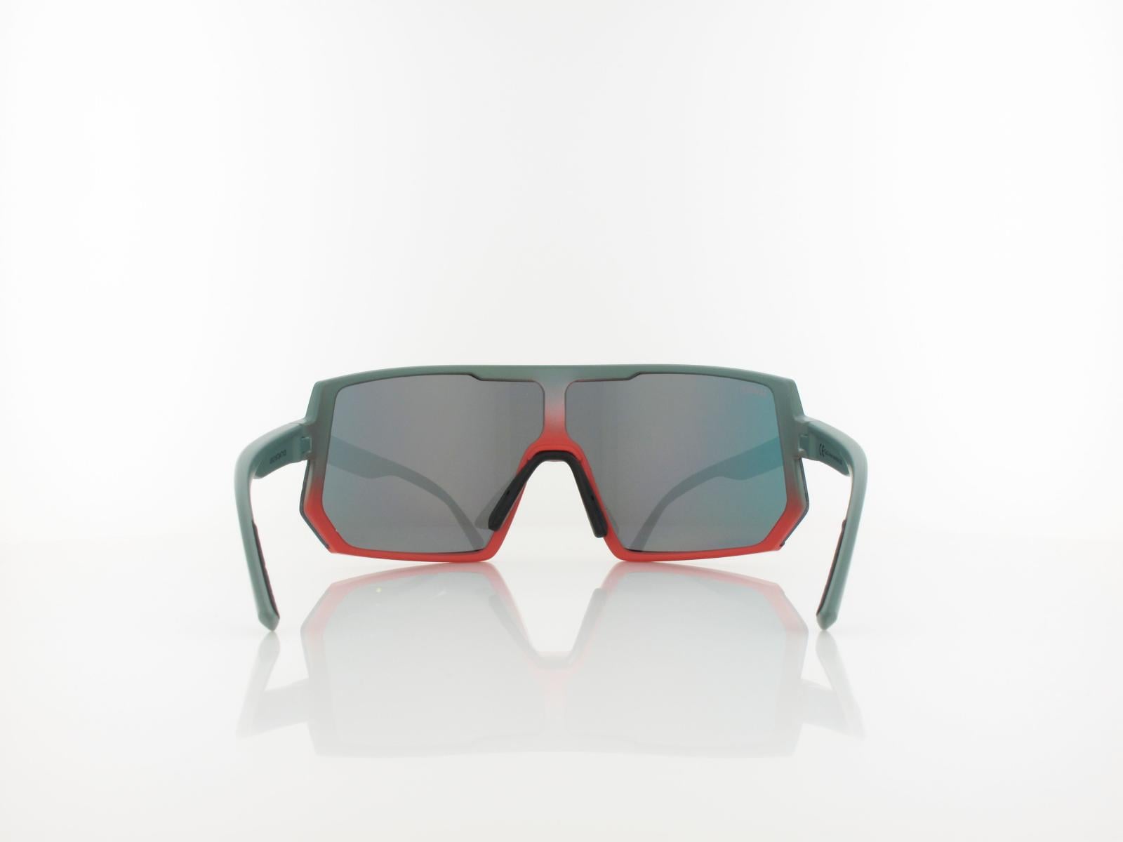 UVEX | sportstyle 235 S533003 7316 140 | moss grapefruit mat / supravision mirror red