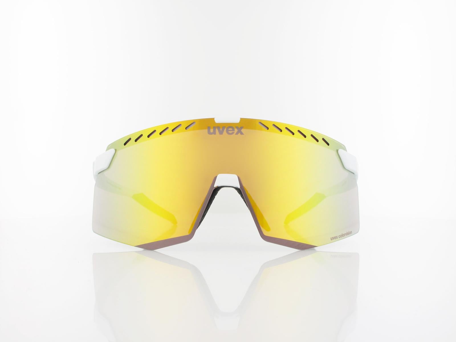 UVEX | pace stage CV S533052 8882 145 | white matt / colorvision mirror yellow