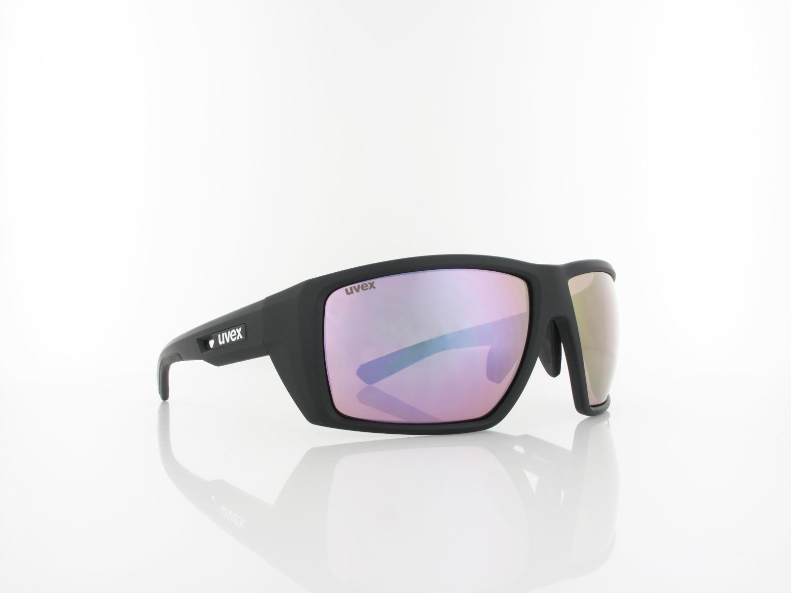 UVEX | mtn venture CV S533054 2281 65 | black matt / colorvision mirror pink